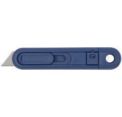 Cutter de sécurité détactable 19 mm, spécial secteur alimentaire,  MetDetec 811, bleu