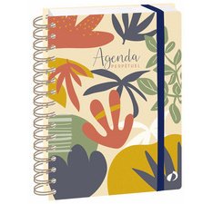 Agenda perpétuel Eterny, 150 x 210 mm, Fleurs