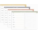 Agenda perpétuel Eterny, 150 x 210 mm, Fleurs