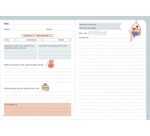 Carnet de lecture, 150 x 210 mm, Bibliothèque