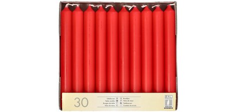 Bougie de table, 21 mm, pack de 30