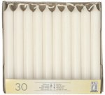 Bougie de table, 21 mm, pack de 30