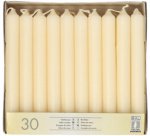 Bougie de table, 21 mm, pack de 30