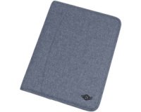 Serviette classeur 'DENIM', A4, en polyester, bleu mêlé