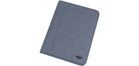 Serviette classeur 'DENIM', A4, en polyester, bleu mêlé