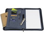 Serviette classeur 'DENIM', A4, en polyester, bleu mêlé