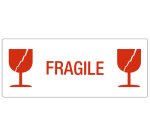 Étiquette d'avertissement 'FRAGILE'