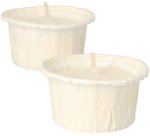 Bougie chauffe-plat, diamètre: 42 mm, blanc