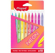 Feutre de coloriage NEON, étui carton de 10