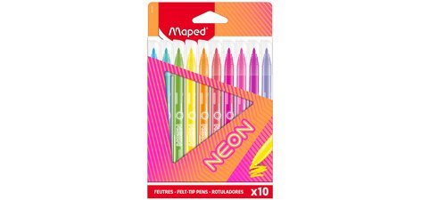 Feutre de coloriage NEON, étui carton de 10