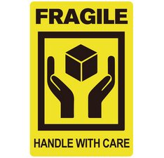 Étiquette 'HANDLE WITH CARE / FRAGILE'