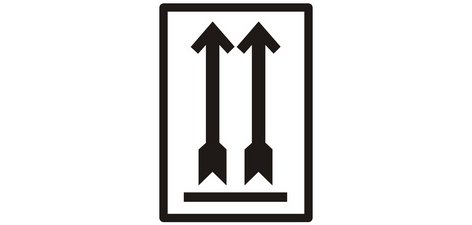 Étiquette 'HAUT ! NE PAS LAISSER TOMBER'