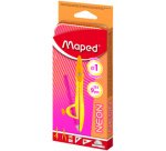 Coffret de géométrie Mathset STUDY NEON, 9 pièces