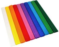 Rol crêpepapier, 500 mm x 2,5 m, assortiment