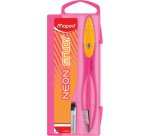 Coffret de compas STUDY NEON, avec bague, assorti