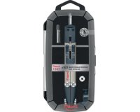 Koffer met technische passer No.421, 4 stuks, zwart