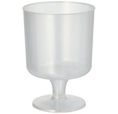 Verre à vin en PP réutilisable, 0,2 l, 10 pièces
