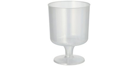 Wiederverwendbares PP-Weinglas, 0,2 l, 10 Stück