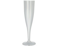 Flûte à champagne réutilisable, 0,1 l, 10 pièces