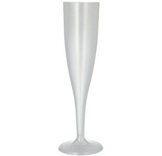 Flûte à champagne réutilisable, 0,1 l, 10 pièces