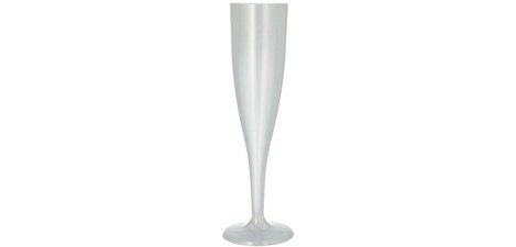 Flûte à champagne réutilisable, 0,1 l, 10 pièces