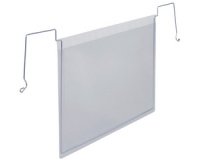 Pochette avec support en fil de fer, A4 paysage, PP