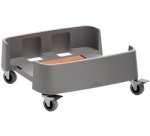 Chariot DURABIN 60 L, en rPP, 4 roulettes, gris