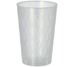 Gobelet réutilisable, 0,25 l, translucide, 40 pièces