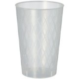 Gobelet réutilisable, 0,25 l, translucide, 40 pièces