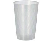 Gobelet réutilisable, 0,25 l, translucide, 40 pièces