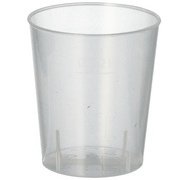 Verre à liqueur en PP réutilisable, 2 cl, 50 pièces