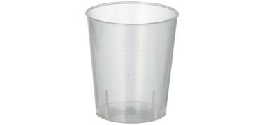 Verre à liqueur en PP réutilisable, 2 cl, 50 pièces