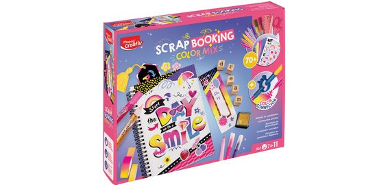 Creativ Coffret Scrapbooking COLOR MIX, 70 pièces