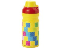 Gourde BRICK PATTERN, 390 ml, jaune