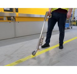 Canne de marquage au sol DURALINE EasyTrack S, gris