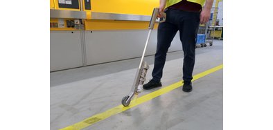 Canne de marquage au sol DURALINE EasyTrack S, gris