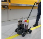 Chariot de marquage au sol DURALINE EasyTrack, noir