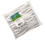 Couteau réutilisable, longueur: 185 mm, blanc