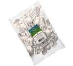 Cuillère à café réutilisable, longueur 130 mm, blanc