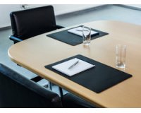 Onderlegger, PP, 420 x 300 mm, ondoorzichtig zwart