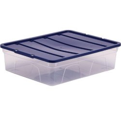Boîte de rangement BANKERS BOX, 12 L, transparent