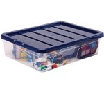 Boîte de rangement BANKERS BOX, 12 L, transparent