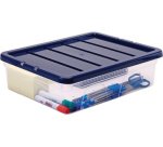 Boîte de rangement BANKERS BOX, 12 L, transparent