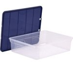 Boîte de rangement BANKERS BOX, 12 L, transparent