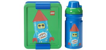 Trinkflasche + Brotdose LUNCH SET FIREWORK GUY