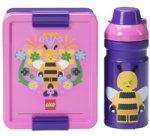 Gourde + Boîte à goûter LUNCH SET CITY, bleu