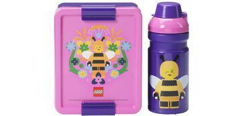 Bottle + Lunchbox LUNCH SET BEE, lilac