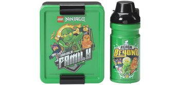 Gourde + Boîte à goûter LUNCH SET BEE, lilas