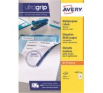 Etiquette multi-usage, 70 x 37 mm, blanc