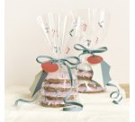 Kit sachet à fond plat / Candy Bag 'Floral Christmas'